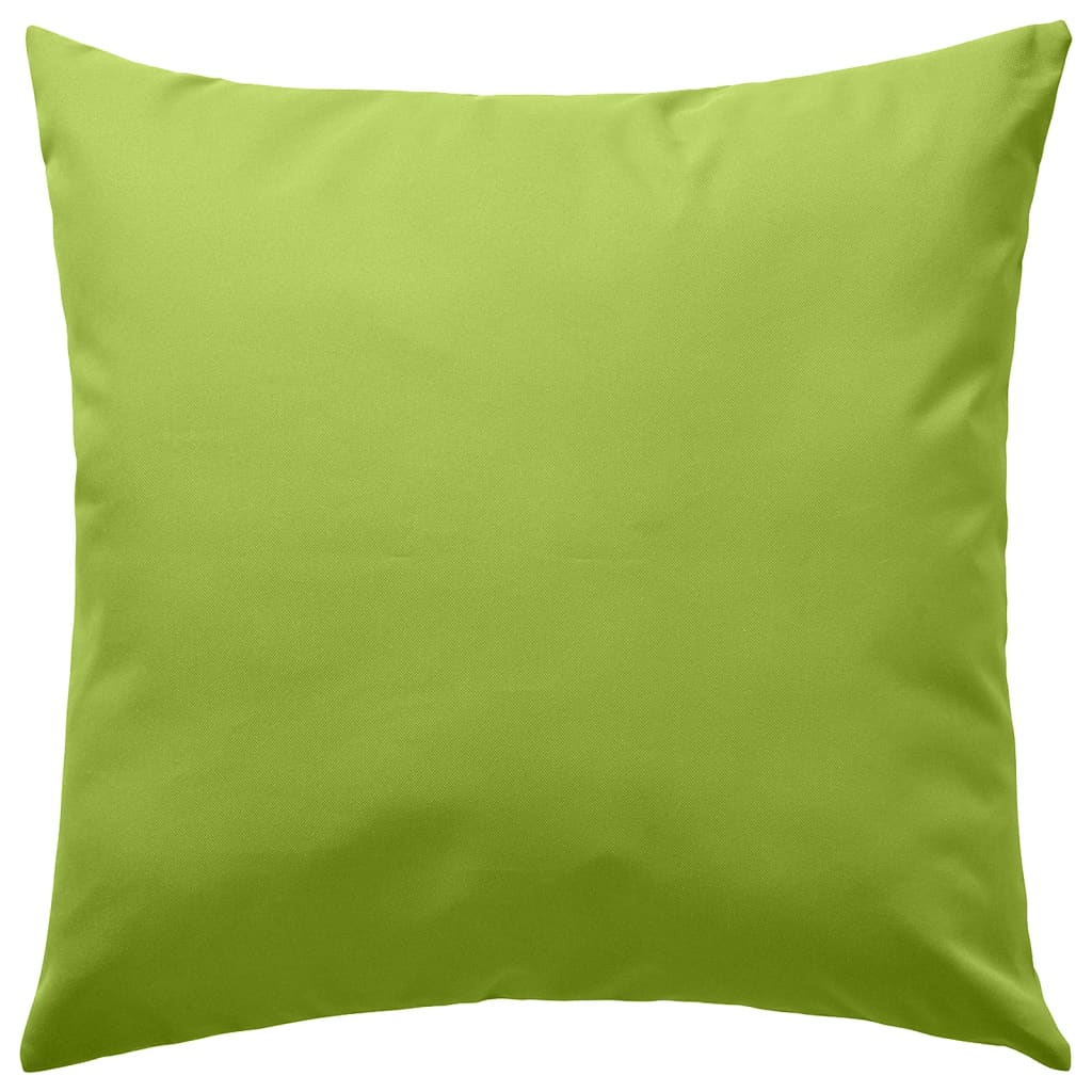 vidaXL Cojines de exterior 2 unidades 60x60 cm verde manzana