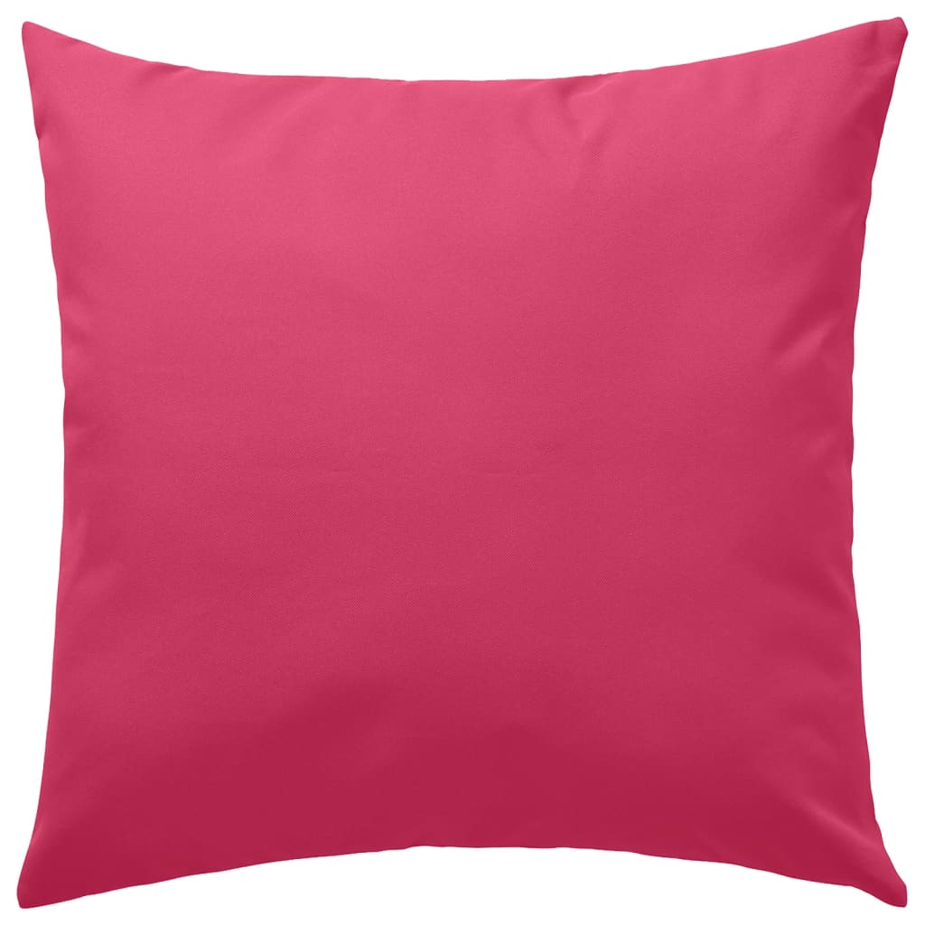 

vidaXL Buitenkussens 60x60 cm roze 2 st