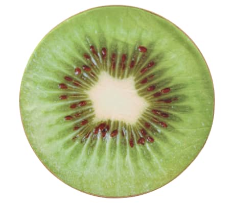 vidaXL Polštářky s potiskem ovoce 2 ks kiwi