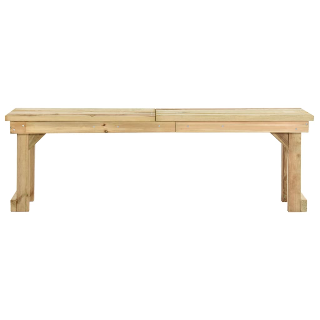 vidaXL Tuinbank 140 cm geïmpregneerd grenenhout
