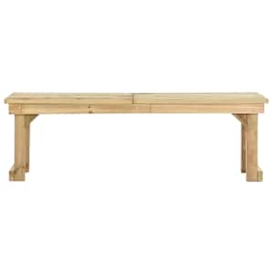 Zahradní lavice 140 cm impregnované borové dřevo - obrázek 2