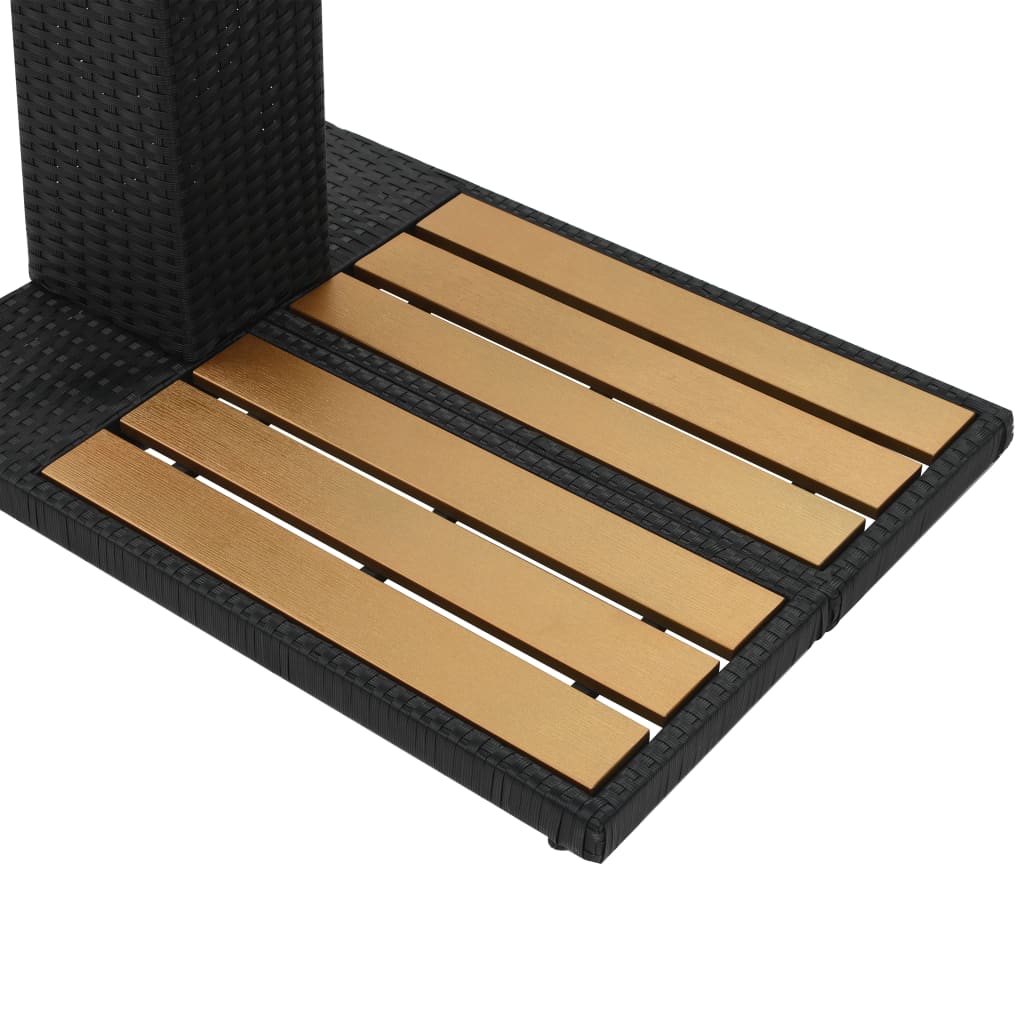 Douche De Jardin Résiné Tressée WPC VidaXL 16 width=274