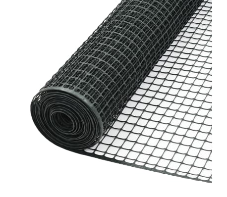 vidaXL Tuinhek gaas 25x1,2 m HDPE groen