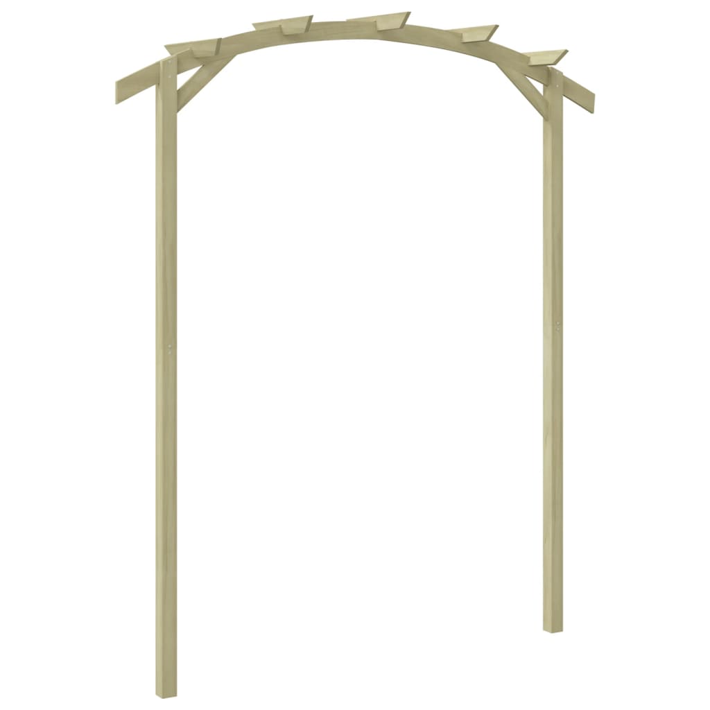 vidaXL Pergola kyllästetty mänty 180x210x40 cm