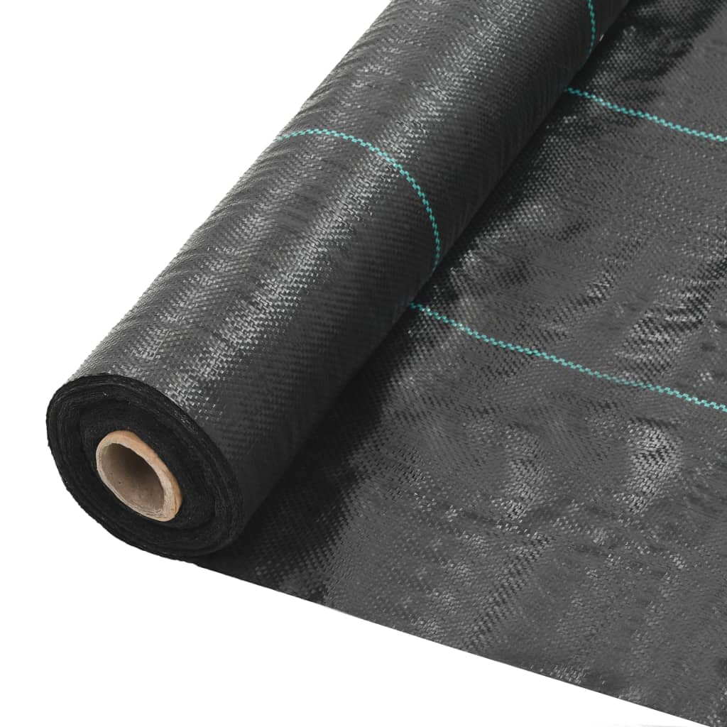 

vidaXL Weed & Root Control Mat PP 3.3'x32.8' Black