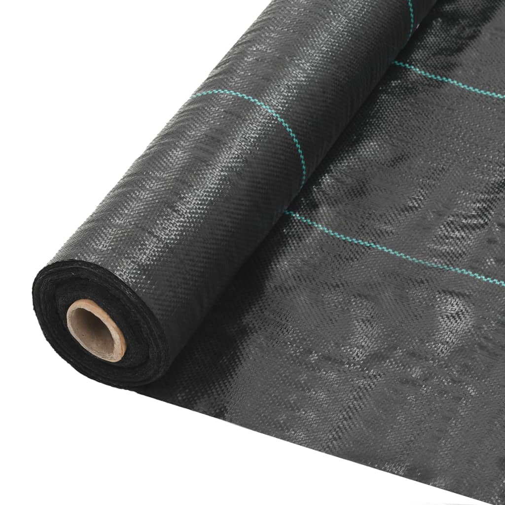 

vidaXL Weed & Root Control Mat PP 6.6'x164' Black