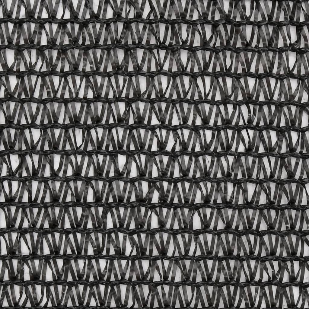 Belátásgátló háló, HDPE, 1 x 25 m, fekete 