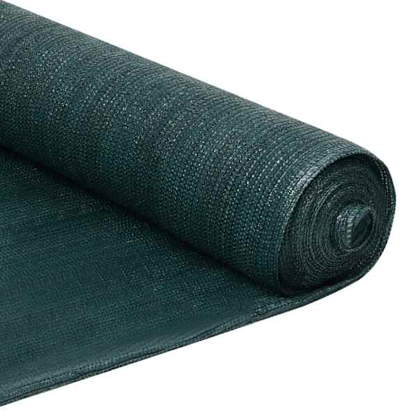 vidaXL privaatsusv&otilde;rk HDPE 2 x 25 m roheline