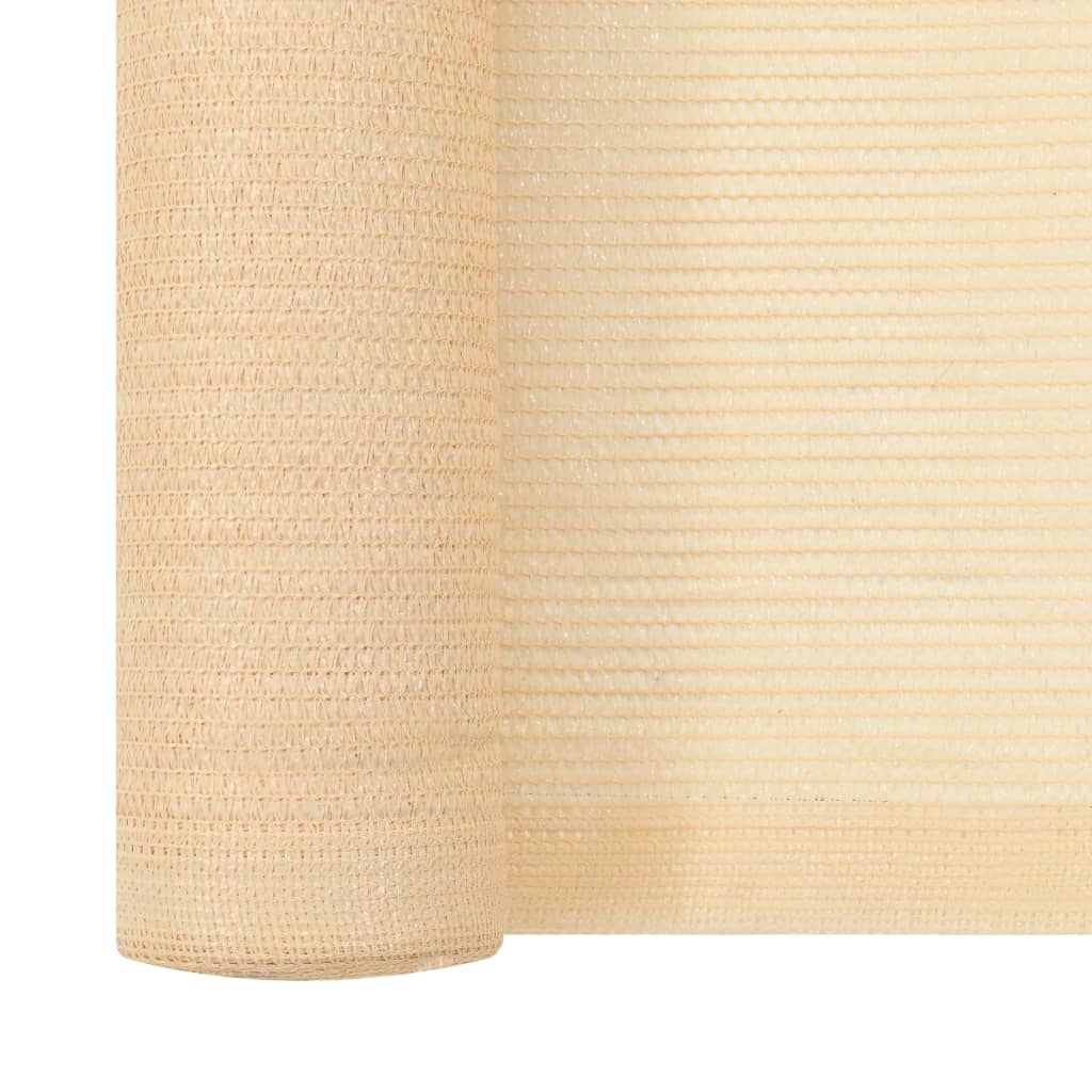 vidaXL Sichtschutznetz HDPE 2x50 m Beige