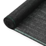 vidaXL fekete HDPE teniszháló 2 x 25 m