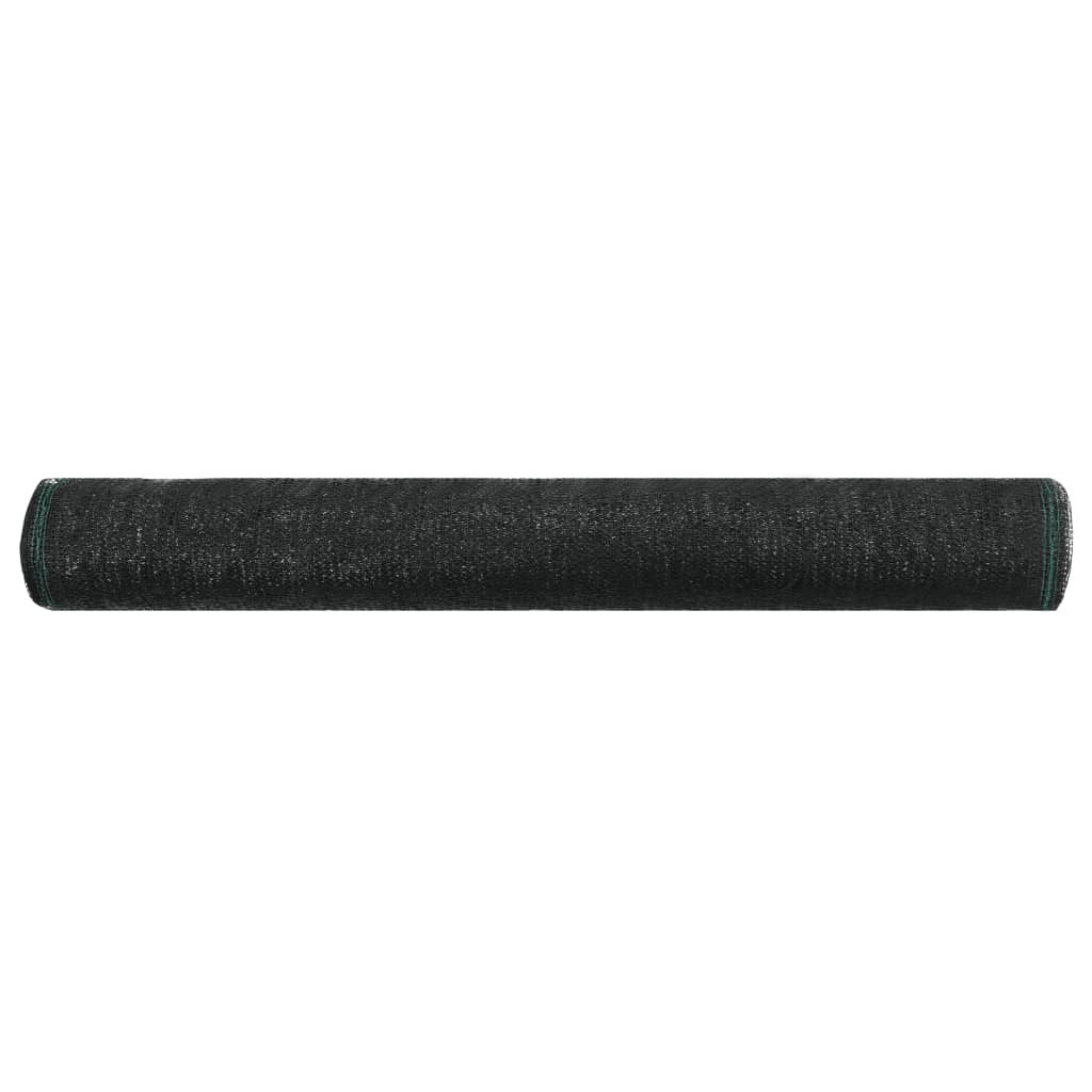 Plasă de teren de tenis, negru, 2×100 m, HDPE