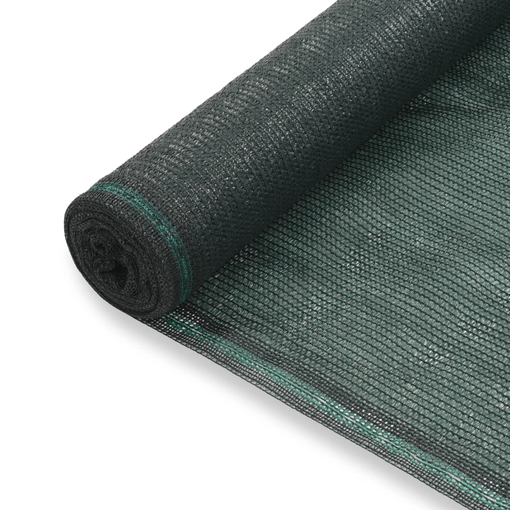 vidaXL Plasă teren de tenis, verde, 1,2x50 m, HDPE