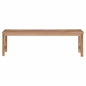 Zahradní lavice 150 cm masivní teak - obrázek 2
