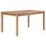  vidaXL tömör tíkfa kerti asztal 150 x 90 x 77 cm termék 2. képe