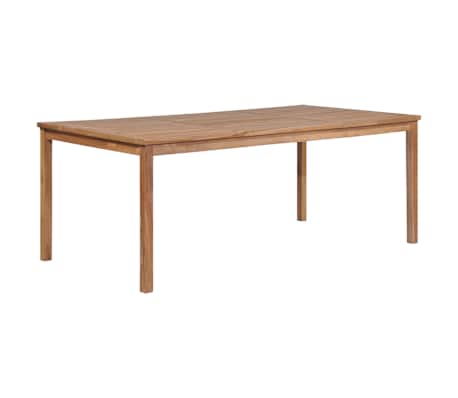 Vidaxl Outdoor Dining Table 200x100x77 Cm Solid Teak Wood Ie Vidaxl Outdoor Dining Table 200x100x77
