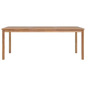 Zahradní stůl 200 x 100 x 77 cm masivní teakové dřevo - obrázek 2