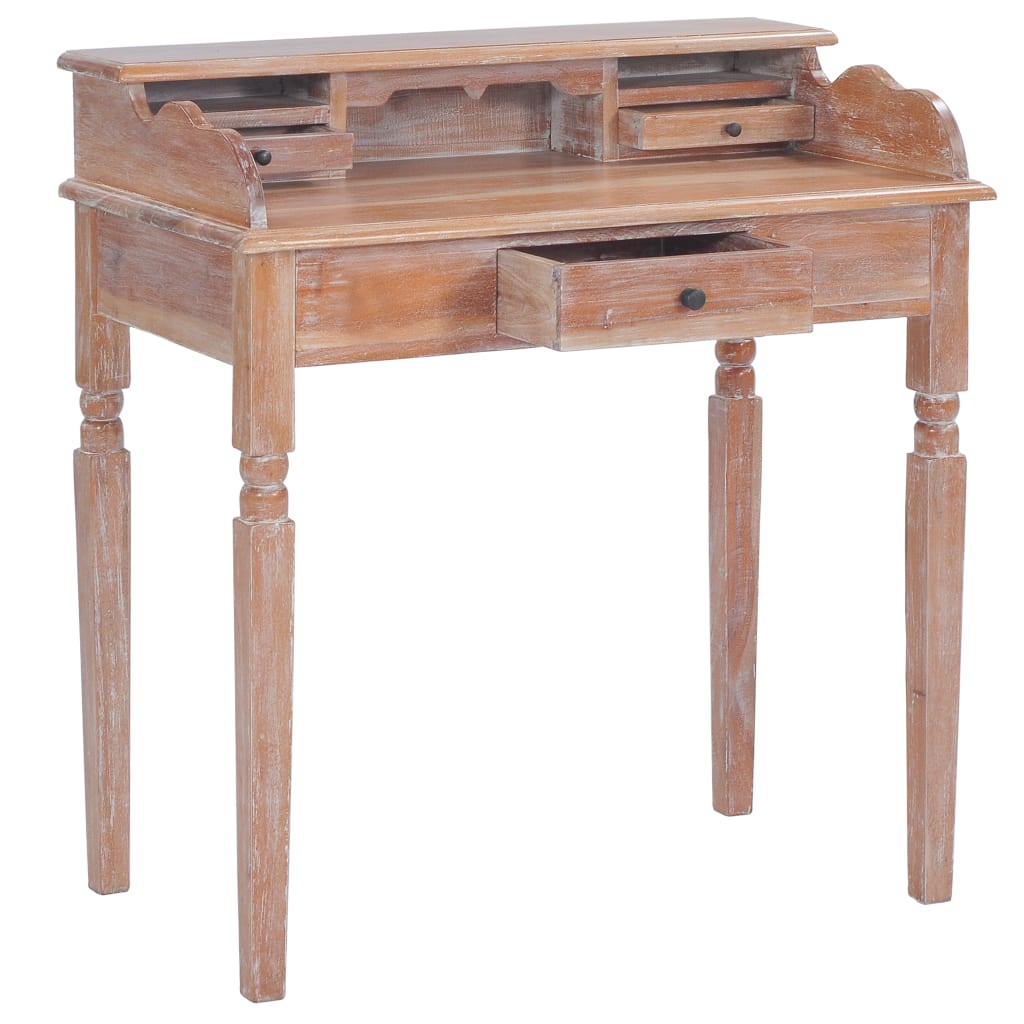 

vidaXL Schrijftafel 90x50x98 cm massief mahoniehout
