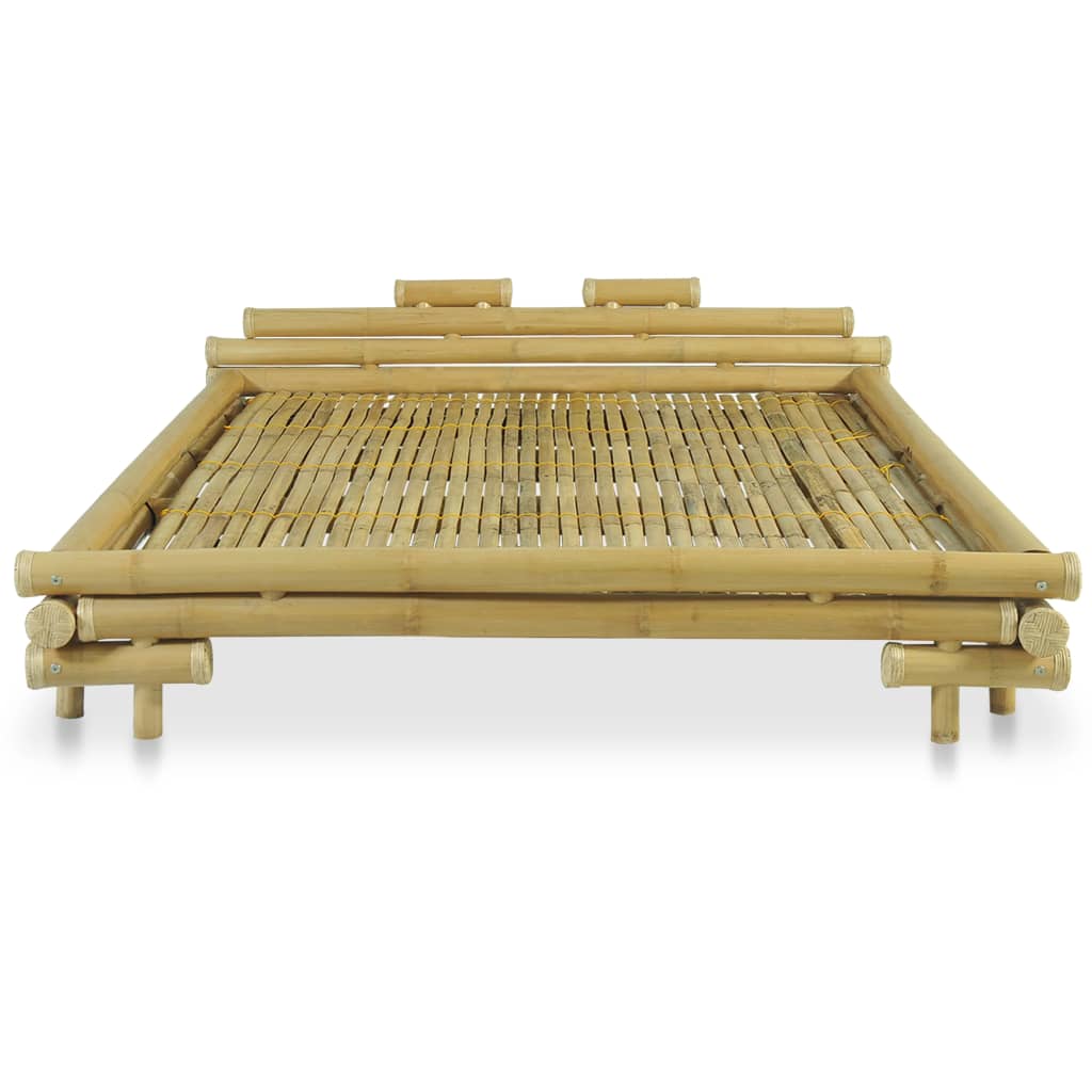 vidaXL Bedframe bamboe 160x200 cm afbeelding