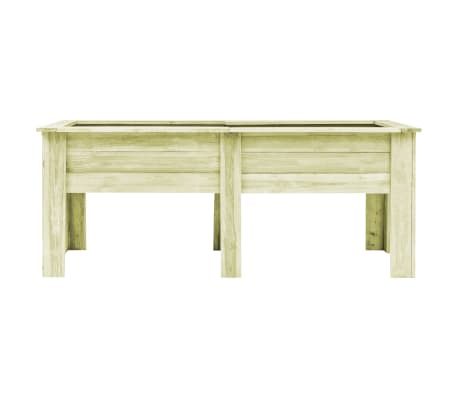 vidaXL Lit surélevé de jardin et pieds 200x80x80 cm Bois scié imprégné