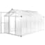  vidaXL alumínium melegház 362 x 190 x 195 cm 13,41 m³ termék 2. képe