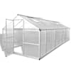 vidaXL kasvuhoone, alumiinium, 481 x 250 x 195 cm, 23,44 m&sup3;