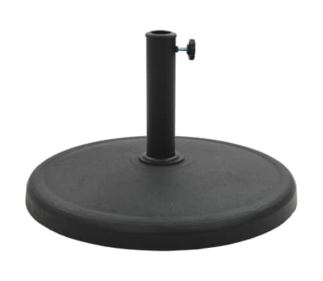 vidaXL Stojan na slnečn&iacute;k čierny polyresinov&yacute; okr&uacute;hly 19 kg