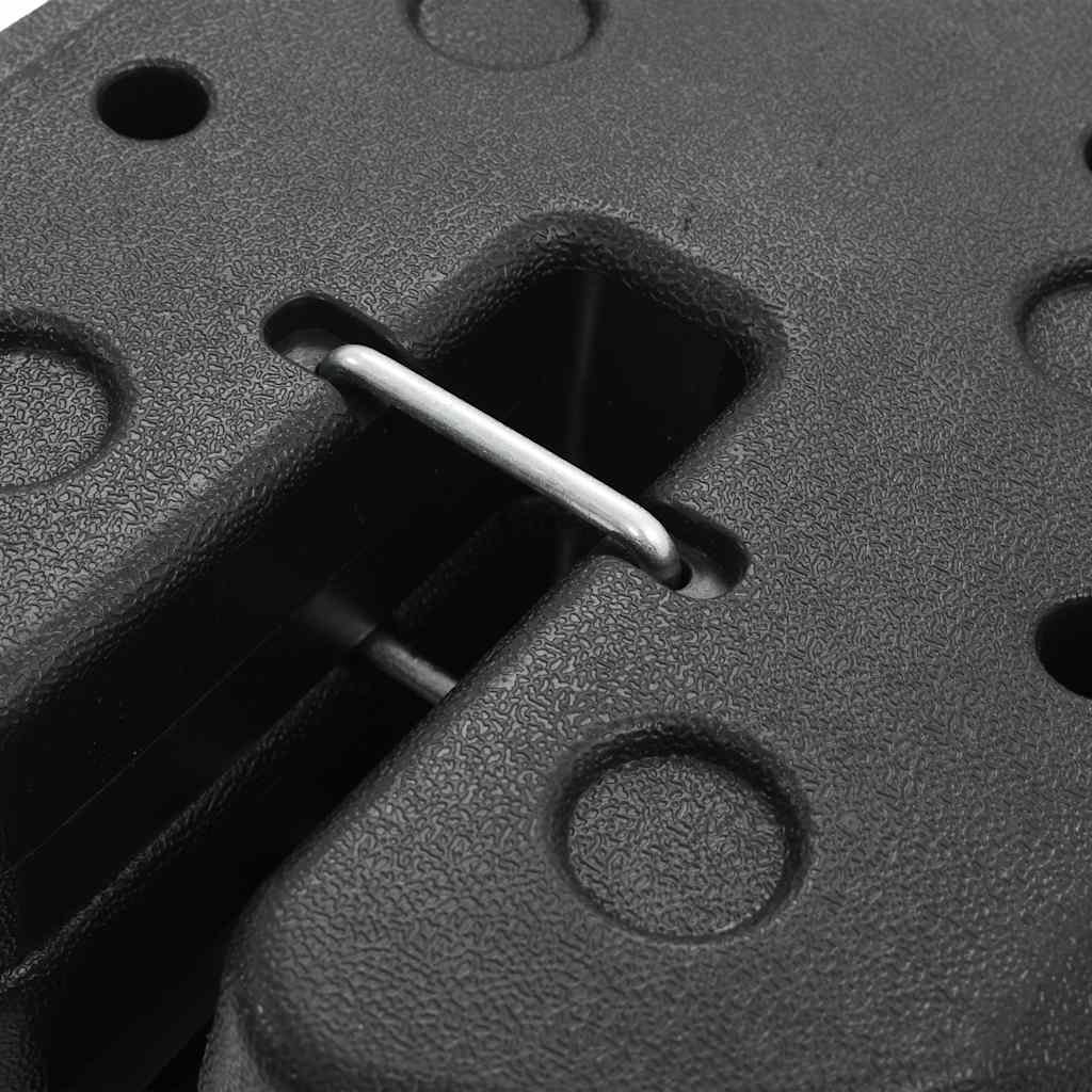 Gazebo Weight Plates 4 Pcs Black 220x50 Mm Concrete VidaXL 16 width=274