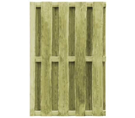 vidaXL Poort 100x150 cm geïmpregneerd grenenhout groen