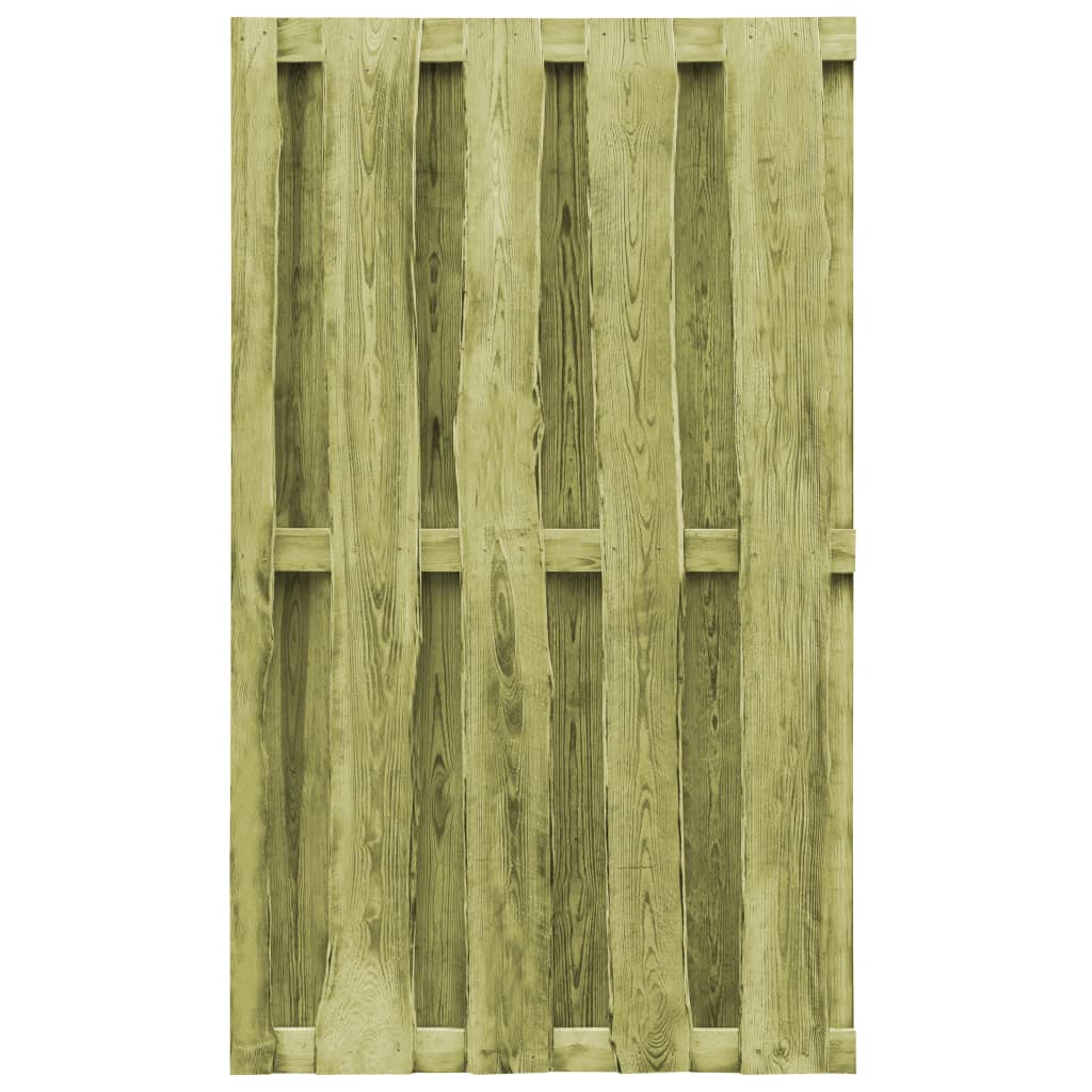 vidaXL Sodo vartai, žali, 100x170cm, impregnuota pušies mediena