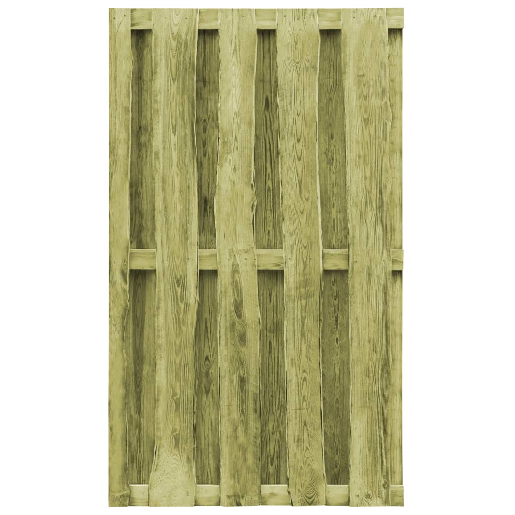 vidaXL Tuinpoort 100x170 cm geïmpregneerd FSC hout groen