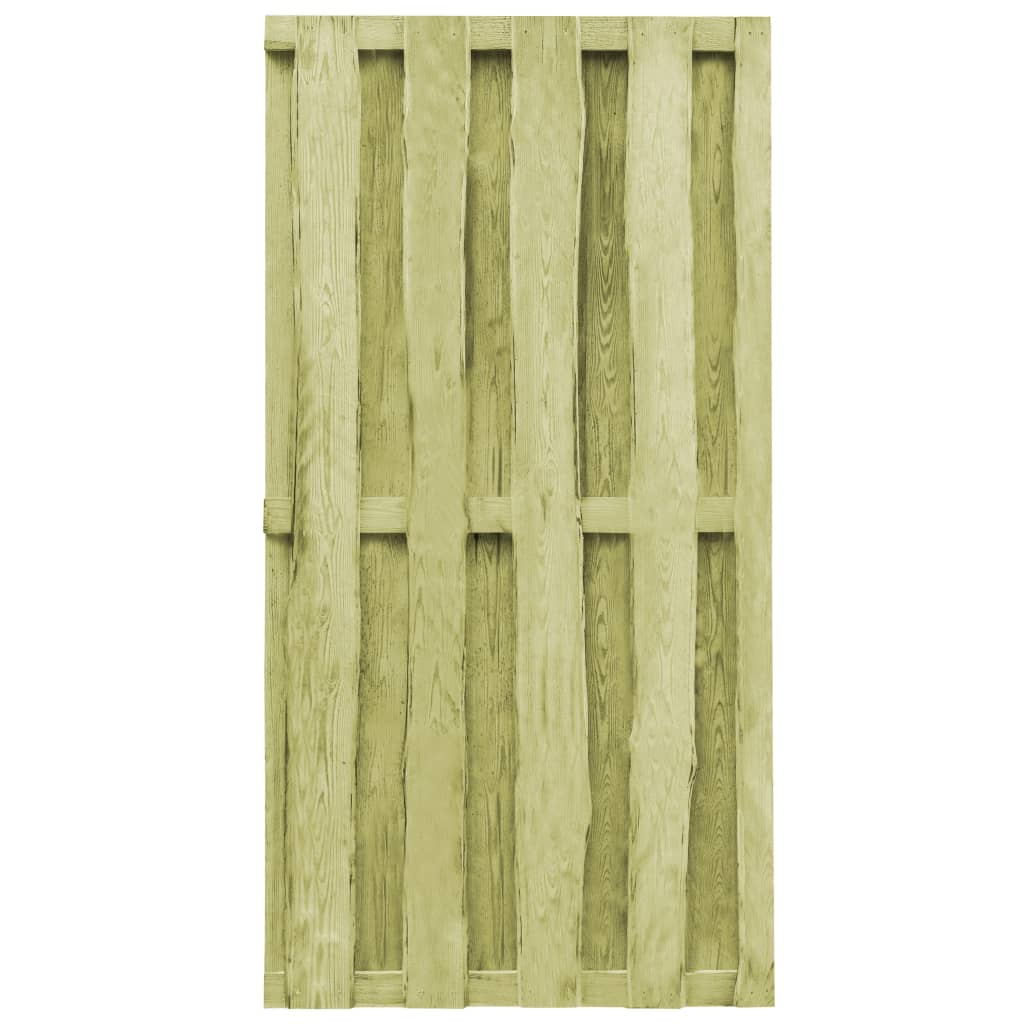 

vidaXL Poort 100x197 cm geïmpregneerd grenenhout groen