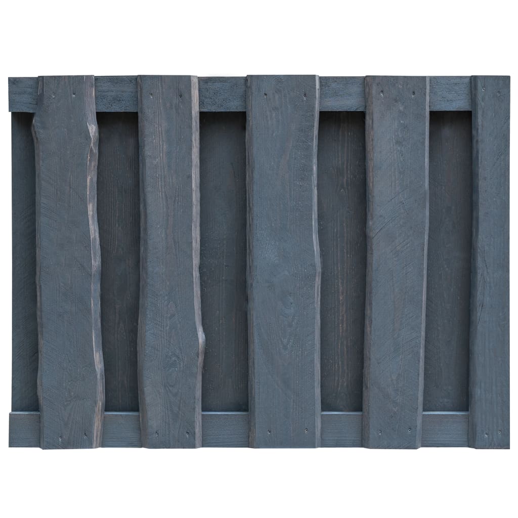 vidaXL Tuinpoort 100x75 cm geïmpregneerd FSC hout grijs
