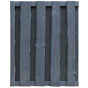 vidaXL Puerta de valla madera de pino impregnada 100x125 cm gris