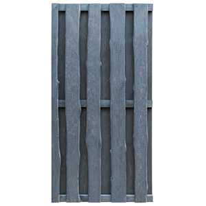 vidaXL Puerta de jard&iacute;n madera de pino impregnada gris 100x197 cm