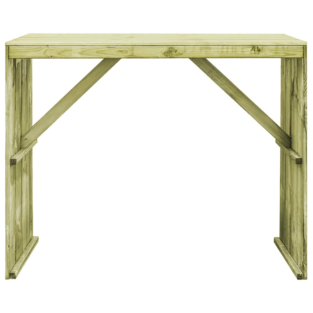 

vidaXL Bartafel 130x60x110 cm geïmpregneerd grenenhout