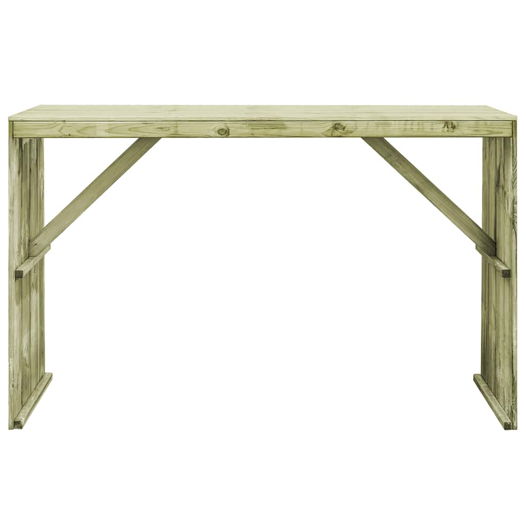 vidaXL impregnált fenyőfa bárasztal 170 x 60 x 110 cm