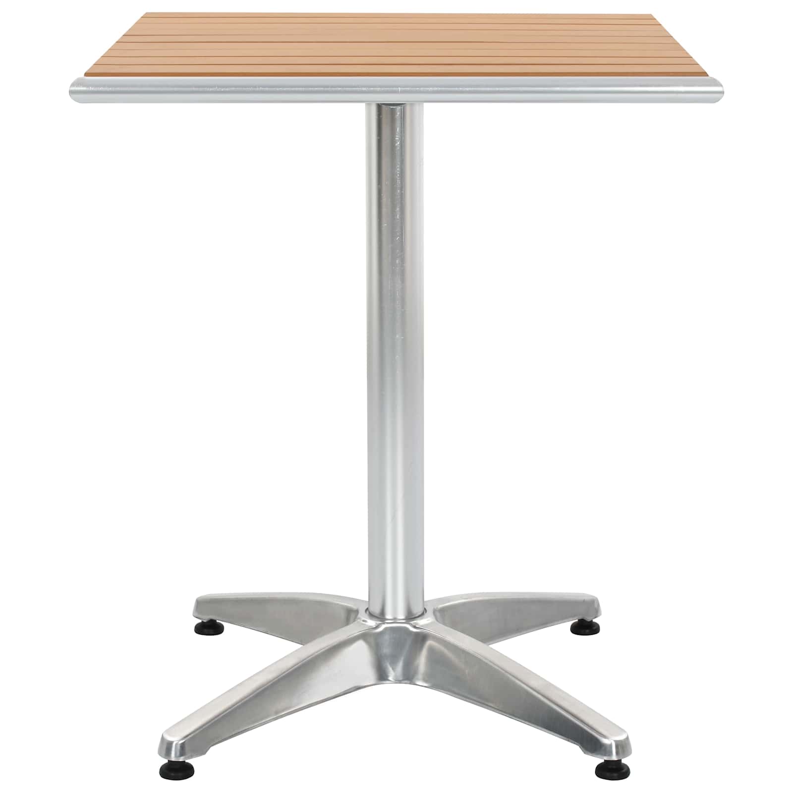 vidaXL Tafel Zilver Aluminium en Plastic