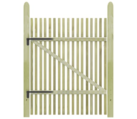 vidaXL Kiefer Imprägniert Gartentor Zauntor Lattenzaun Holztor 100x(75