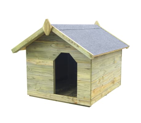 This garden wooden dog cage will add a touch of natural style to your outdoor living space with its rustic design. It will make a great place for your dog to relax and shelter from some adverse weather conditions.
