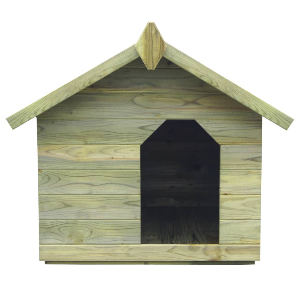 VidaXL - vidaXL Hondenhok voor tuin opklapbaar dak FSC geïmpregneerd grenenhout