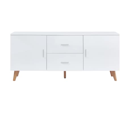 vidaXL Μπουφές Λευκός 160 x 40 x 70 εκ. από MDF