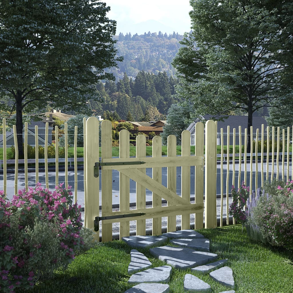 vidaXL Poort 100x100 cm geïmpregneerd grenenhout vidaXL Poort 100x100 cm geïmpregneerd grenenhout