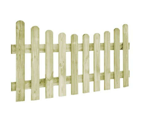 vidaXL Garden Gate Impregnated Pinewood 170x80 cm