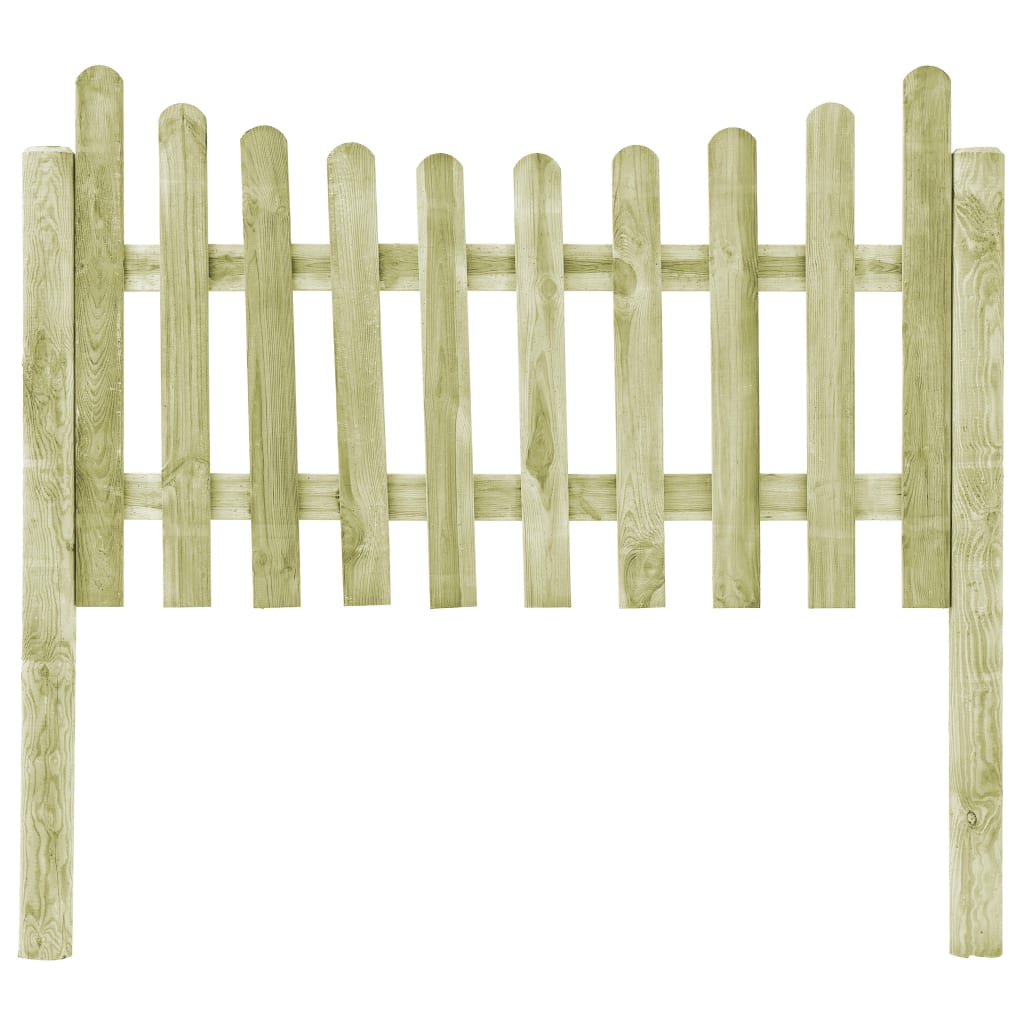 

vidaXL Tuinhek met 4 palen 510x100 cm geïmpregneerd grenenhout