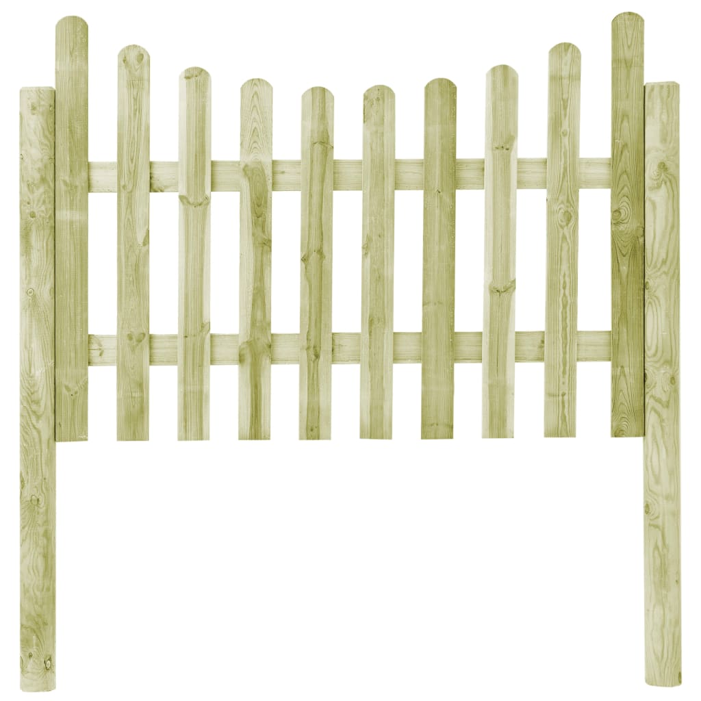 

vidaXL Tuinhek met 4 palen 510x120 cm geïmpregneerd grenenhout