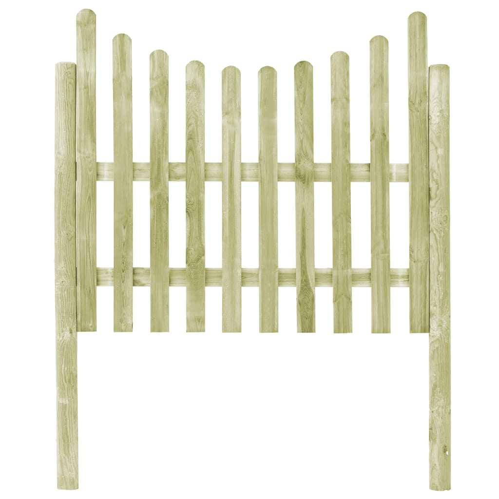

vidaXL Tuinhek met 4 palen 510x150 cm geïmpregneerd grenenhout