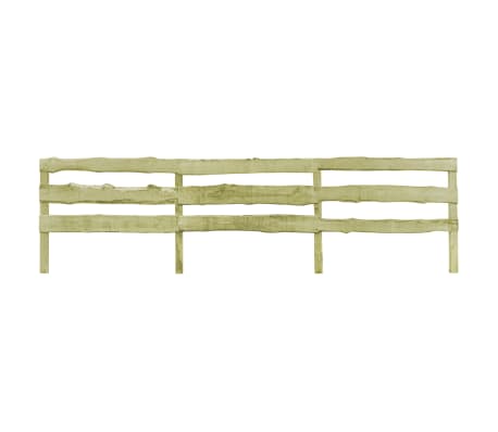 vidaXL Kiefer Imprägniert Gartenzaun Bonanzazaun Rancherzaun 60//90//120x510 cm