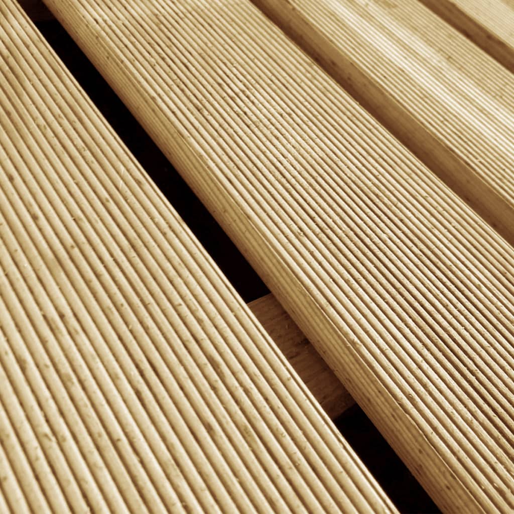  Podlahové dlaždice 6 ks, 50x50 cm, drevo, zelené