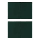 vidaXL Tältentré 2 st med dragkedja grön