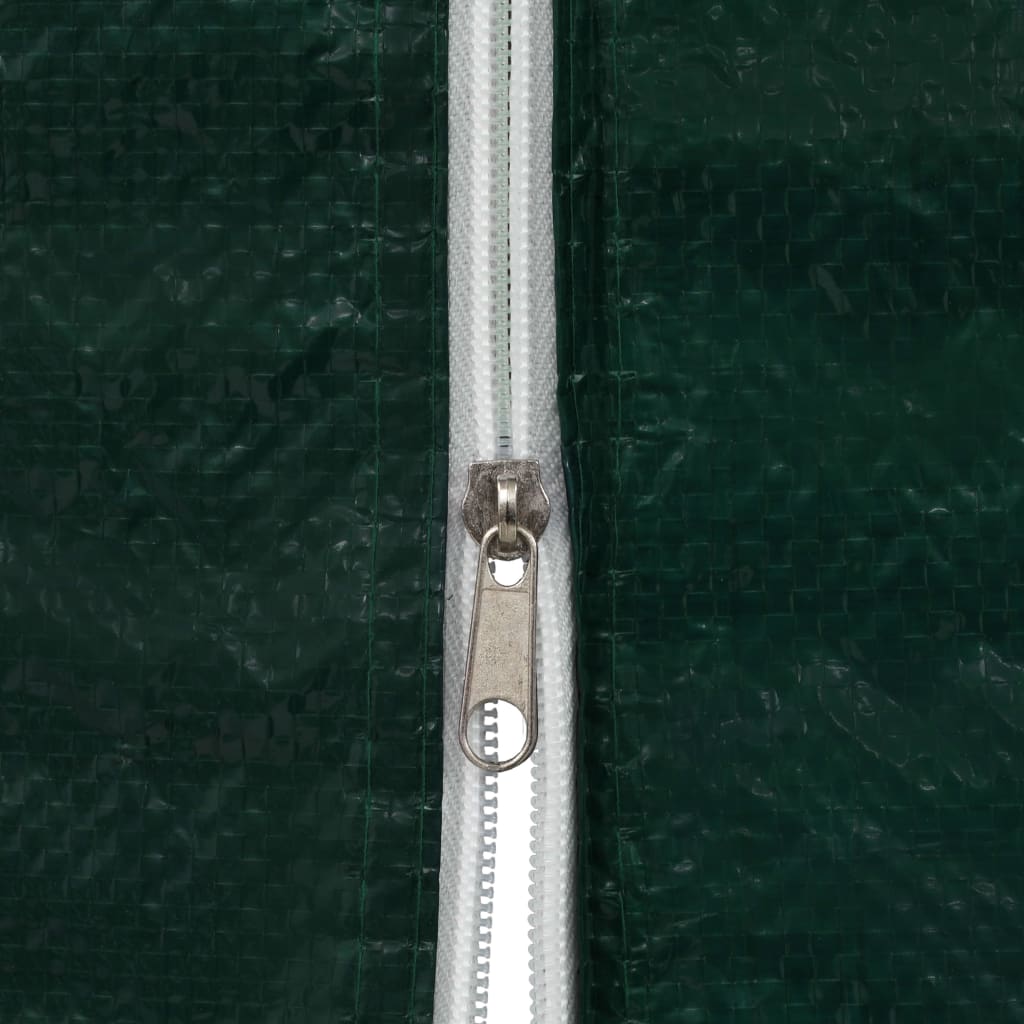 Party Tent Doors 2 Pcs With Zipper Green VidaXL 15 width=274